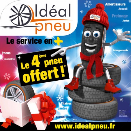 Promotion Ideal Pneu le 4e pneu vous est offert !