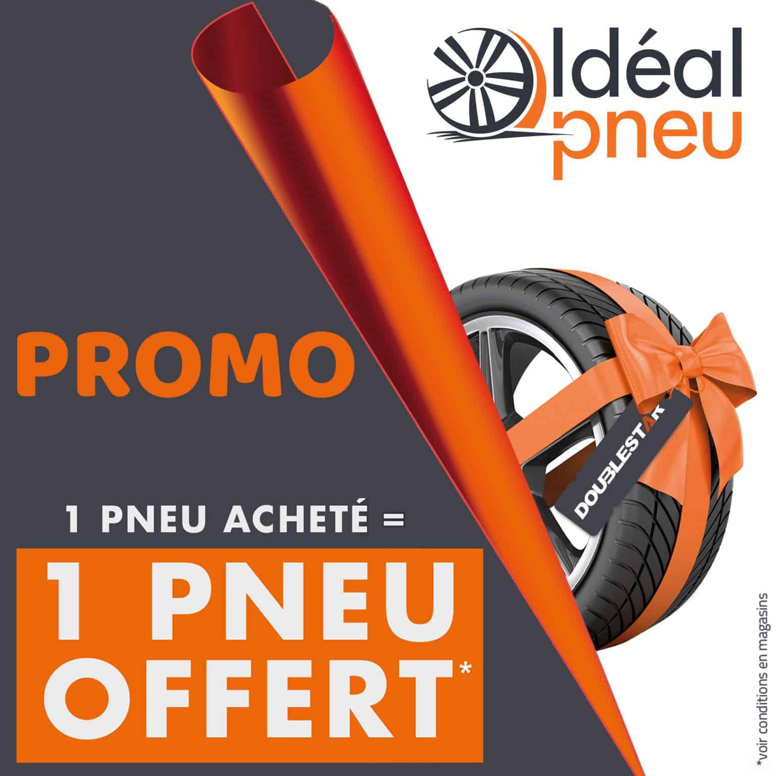 Promo Double star 1 PNEU ACHETE UN PNEU OFFERT chez Ideal pneu